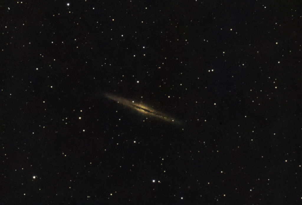 NGC891 Galaxie mit dem Seestar S50