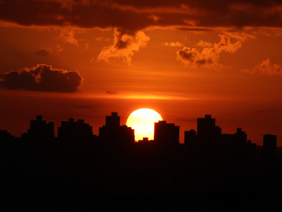 Sonnenuntergang über Recife / Brasilien