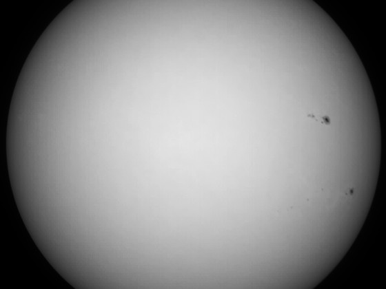 Sonne 11.11.2023 - 8" Newton - EOS 700D - Weißlicht