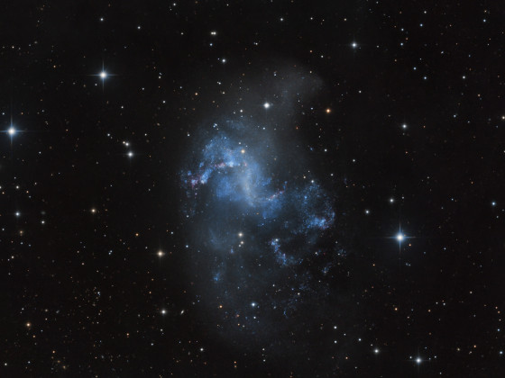 NGC1313 Die Topsy-Turvy Galaxie
