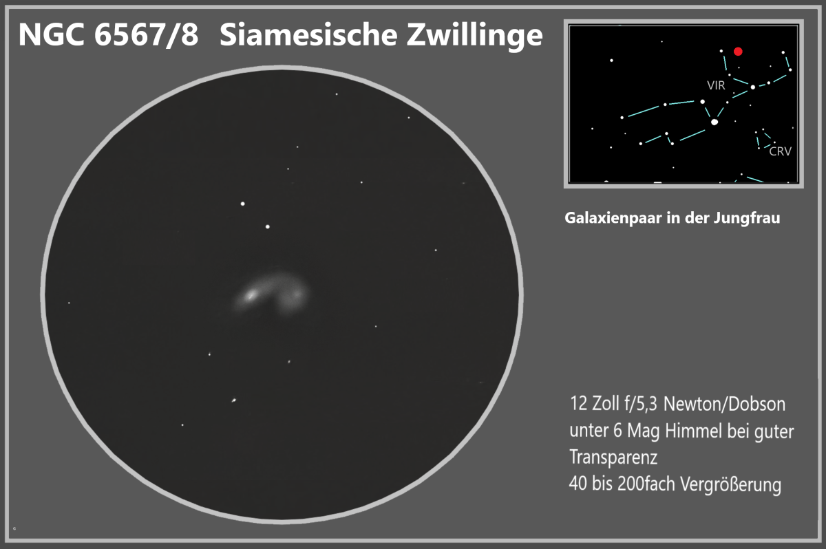 NGC 4567/8 Siamesische Zwilligne
