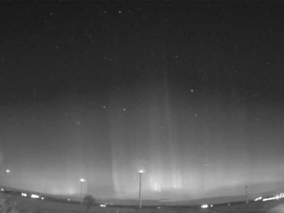 Polarlicht am 25.11.2023 - aufgenommen von meiner Meteorkamera