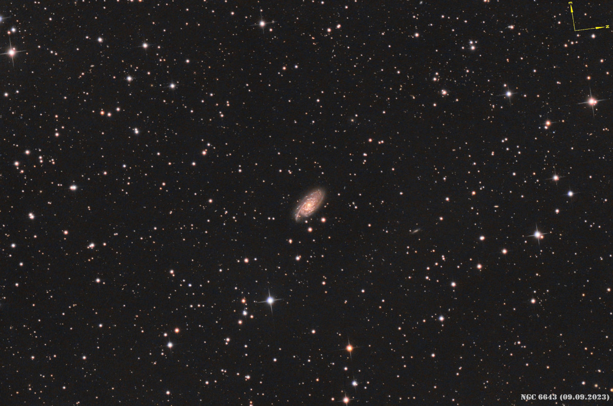 NGC 6643, eine Galaxie im Sternbild Drache