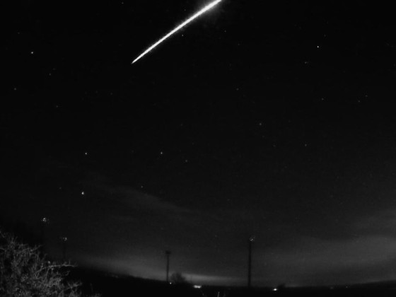 Geminiden-Meteor am 14.12.2023 um 22:07:46 Uhr MEZ