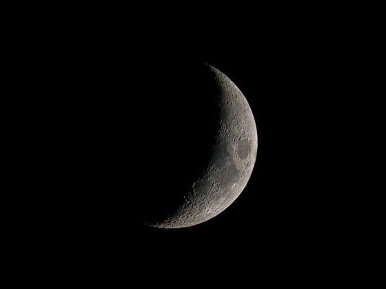 Mond (20%, zunehmend) am 17.12.2023