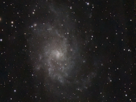 M33 Dreiecksgalaxie - weitere Bearbeitung