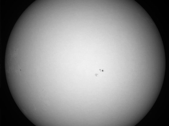 Sonne 17.12.2023 - 8" Newton - EOS 700D - Weißlicht