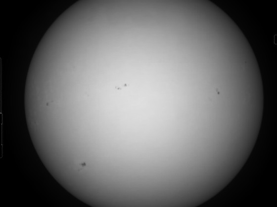 Sonne 19.12.2023 - 8" Newton - EOS 700D - Weißlicht