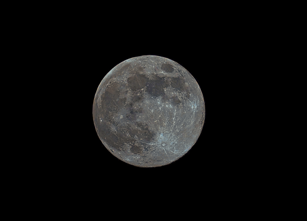 Mond (99%, zunehmend) am 26.12.2023 mit dem Seestar S50