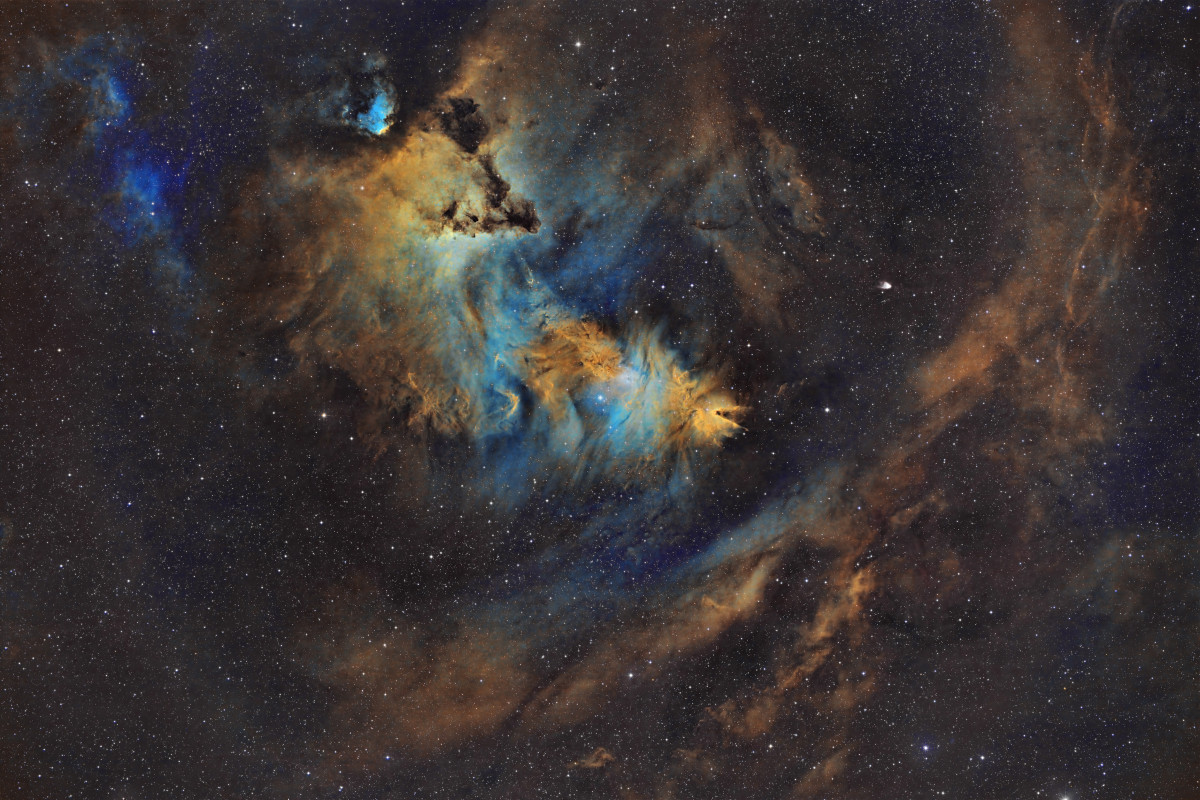 Weitfeld von NGC2264