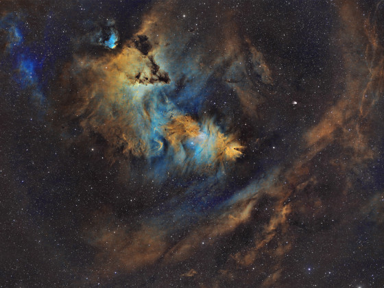 Weitfeld von NGC2264