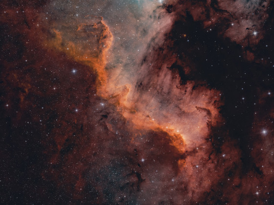 NGC7000 neubearbeitet