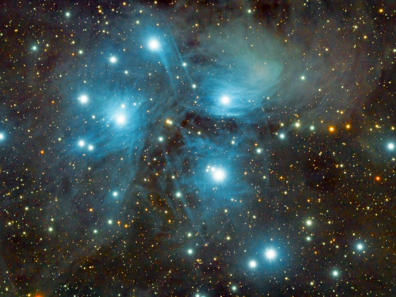 Die sieben Schwestern M45 Plejaden