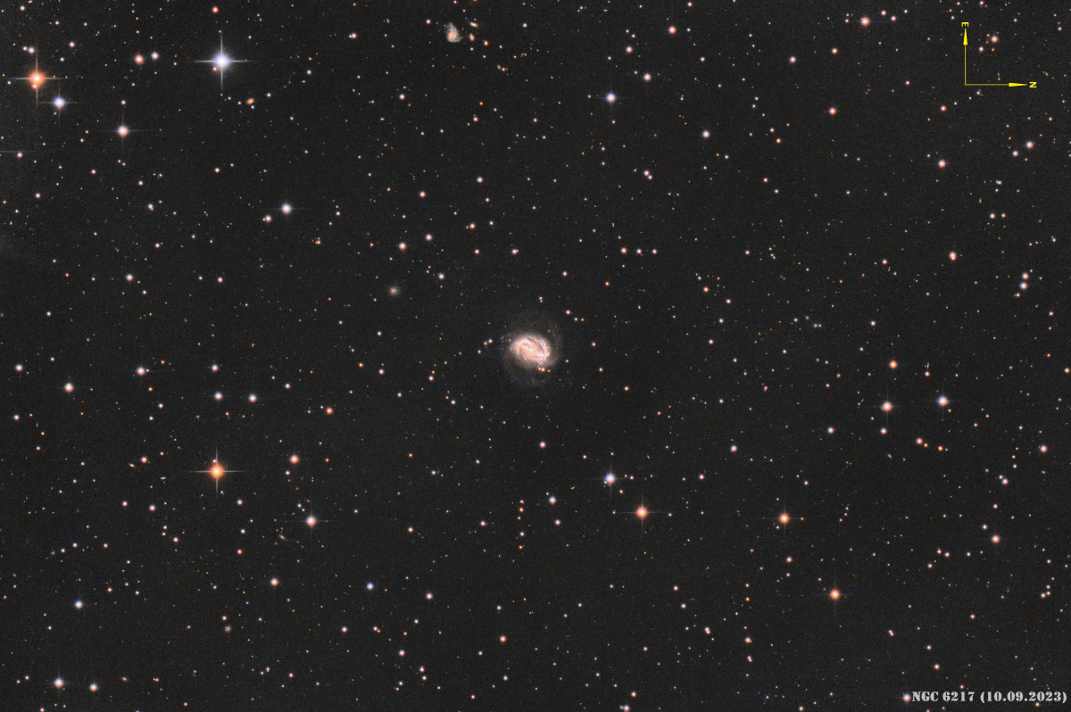 ARP 185 bzw. NGC 6217, Galaxie im Sternbild Kleiner Bär