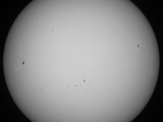 Sonne 11.01.2024 - 8" Newton - EOS 700D - Weißlicht