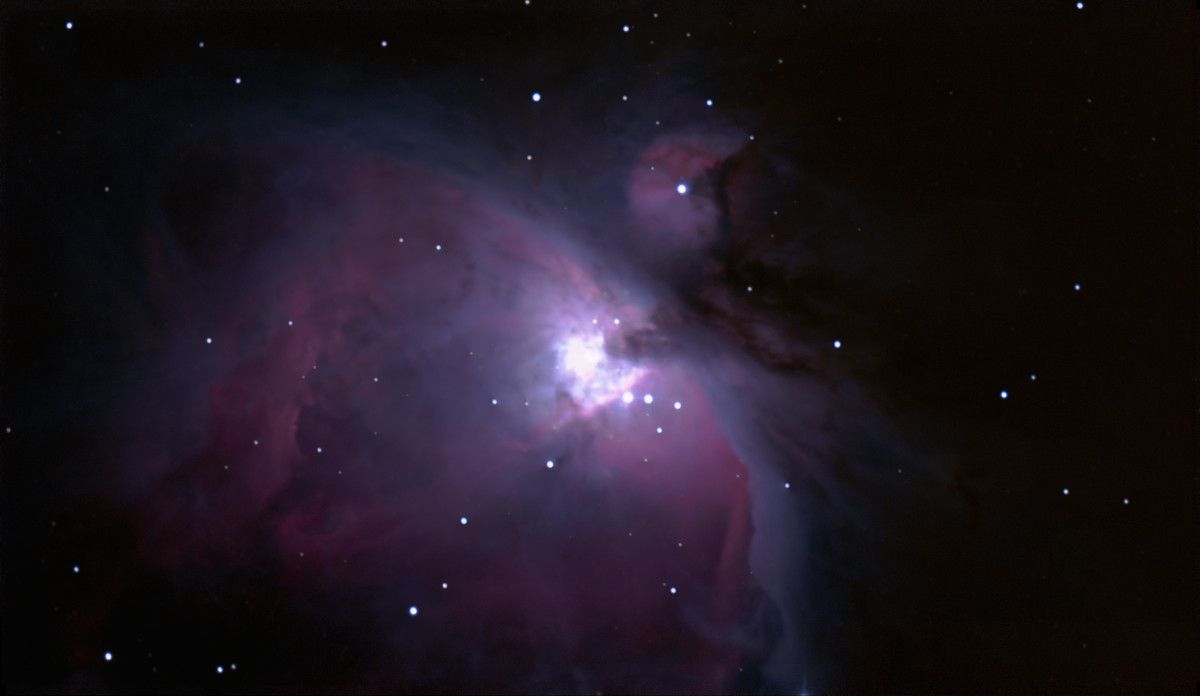 Orion Nebel erstes Mal mit EAF