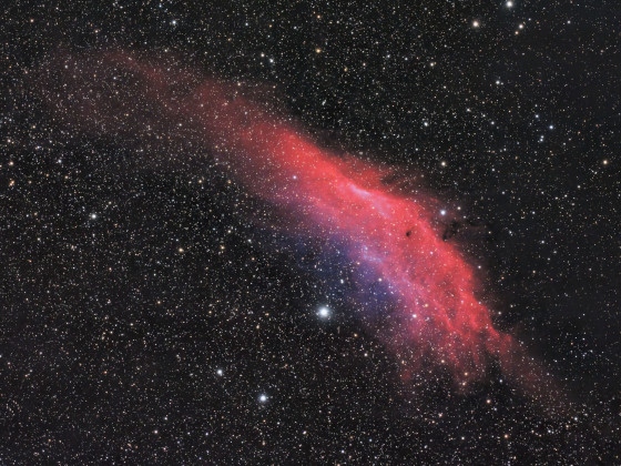NGC 1499 (Ha, OIII) - Sh2-220 (California nebula)