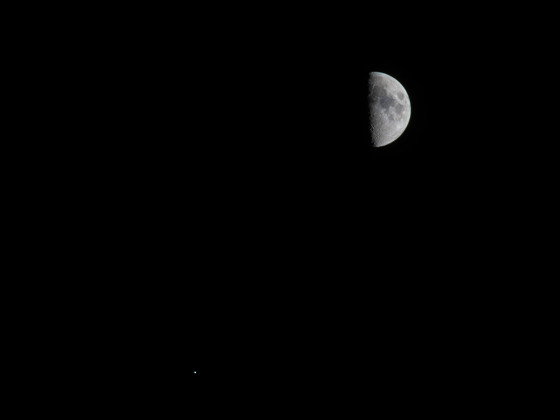 Mond und Jupiter am 18.01.2024