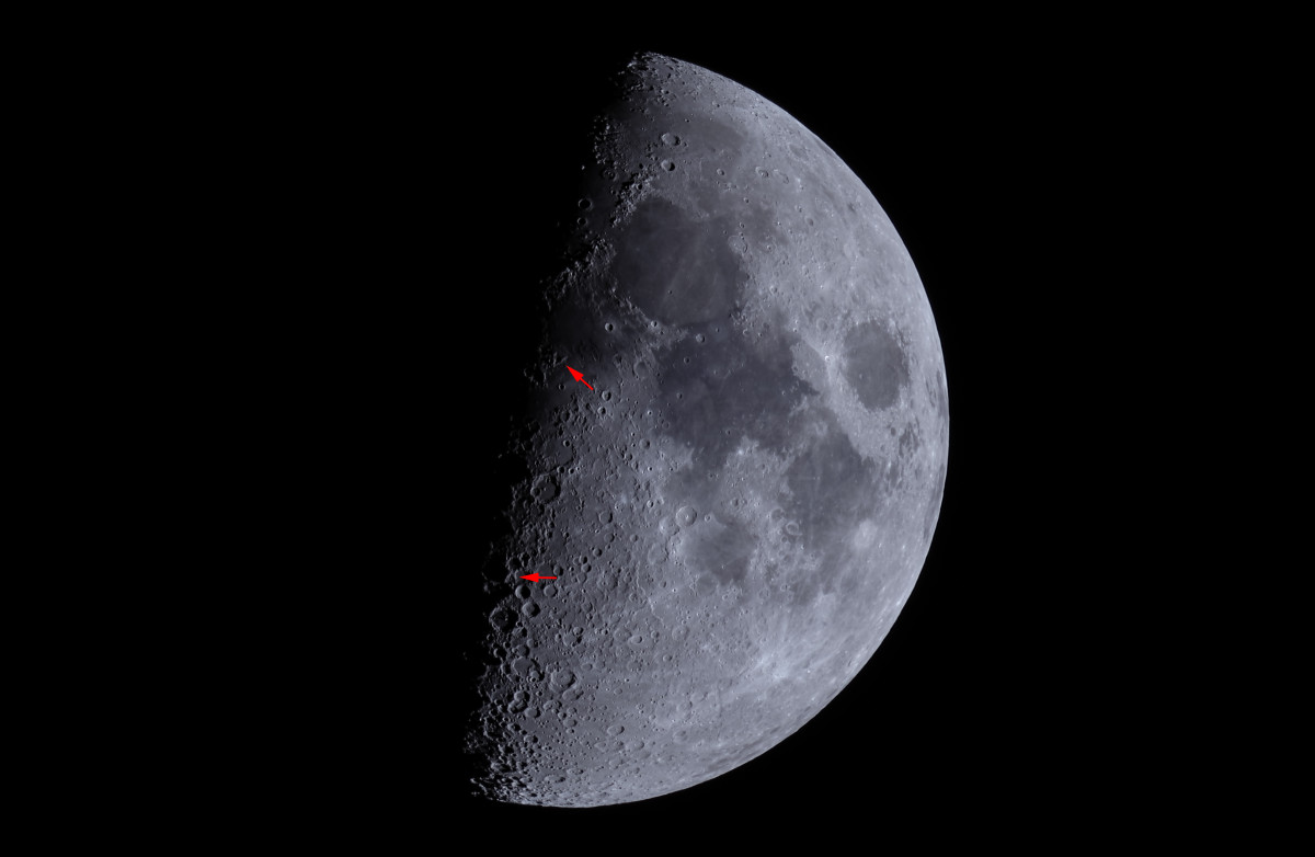 Mond-X und Mond-V vom 18.01.2024