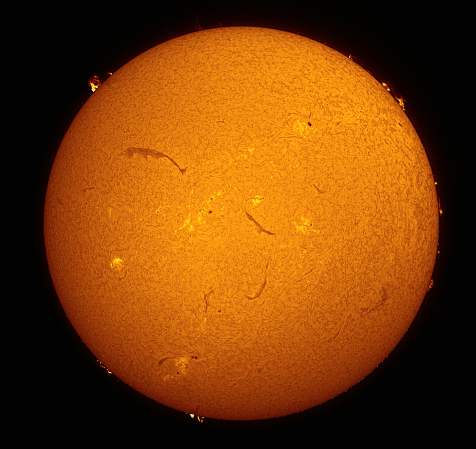 H-alpha Sonne v. 20.1.-24