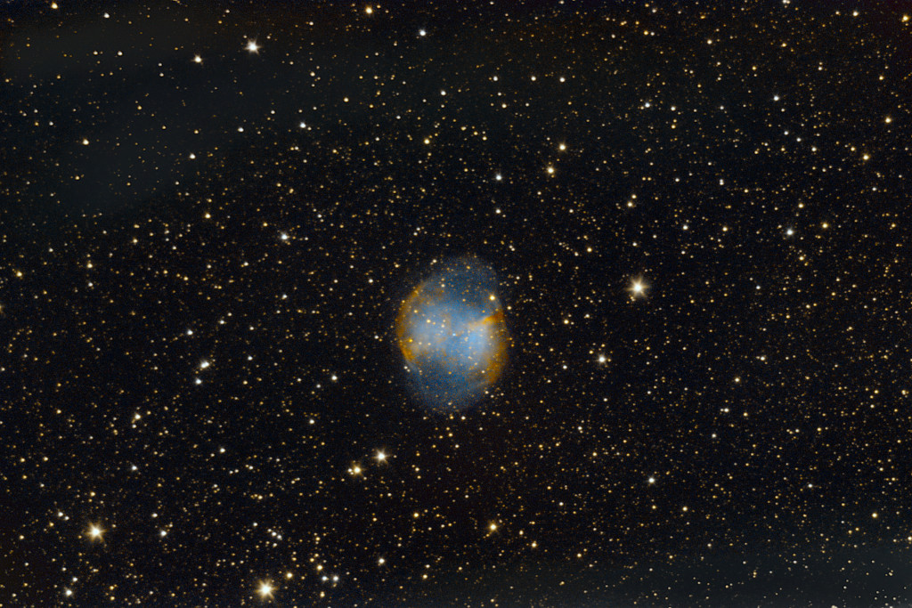 M27 Hantelnebel im Sternbild Füchschen