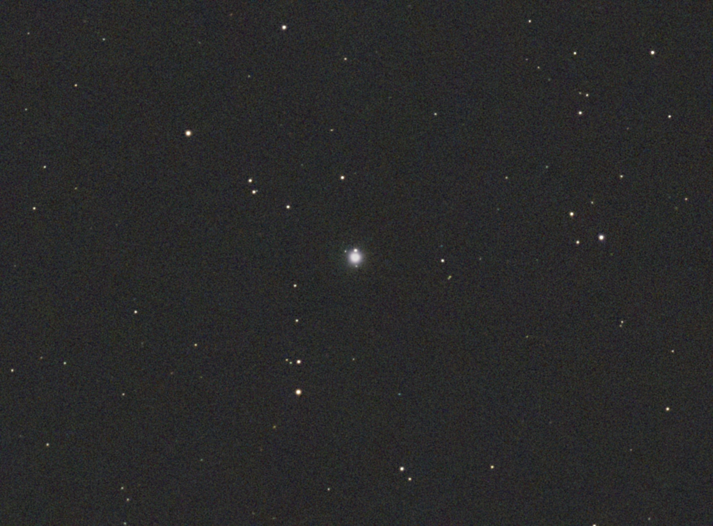 Uranus mit Monden am 26.01.2024 mit dem Seestar S50