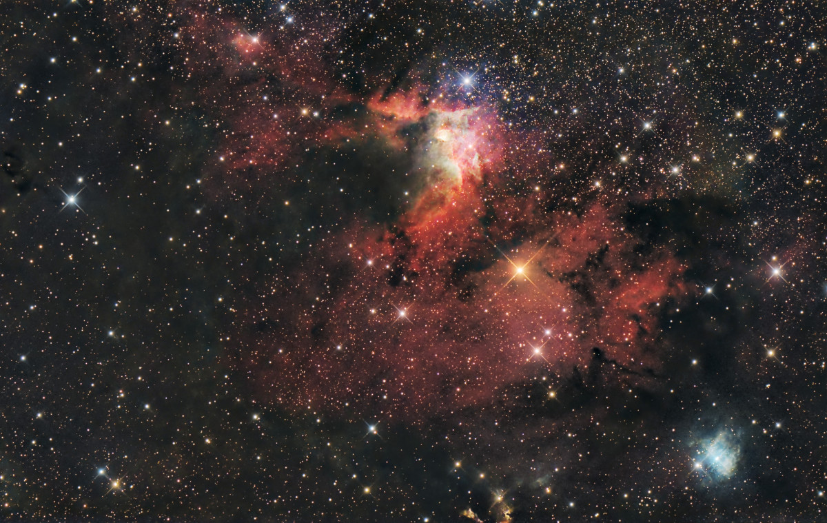 SH2-155 Cave Nebula