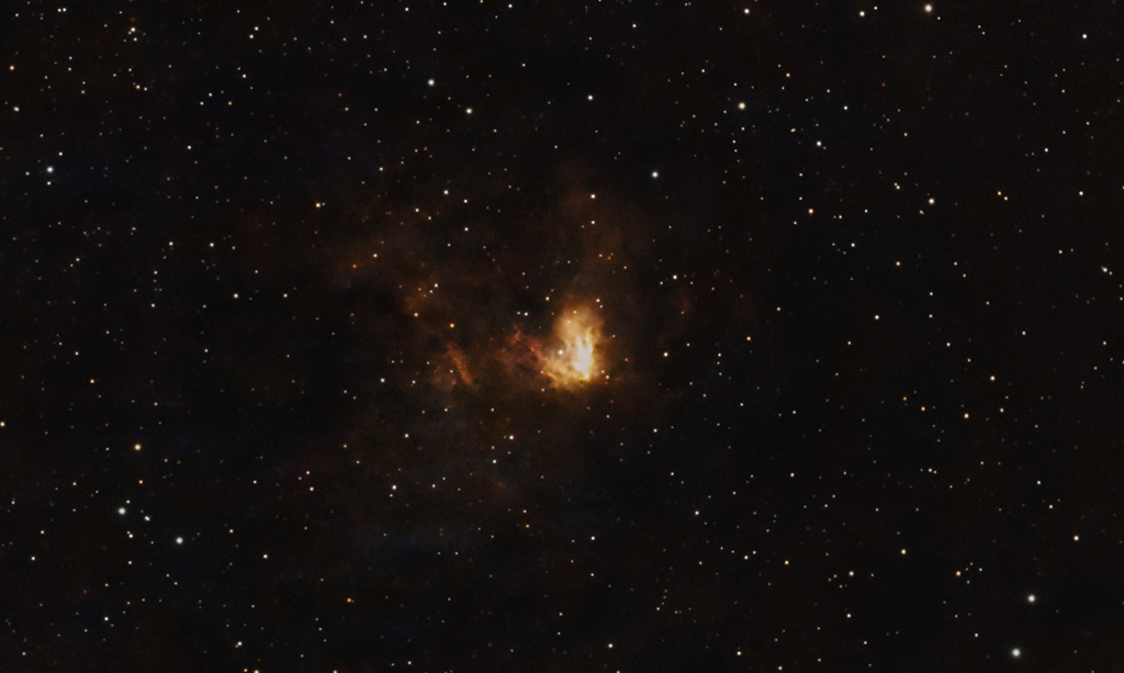 NGC1491"Fossil Footprint Nebula" mit dem Seestar S50