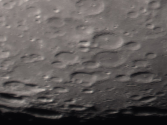 Mond am 28.01.2024 - Krater Mutus, Boussingault, Heimholtz, Nearch, Hommel, Hegecius, Vlacq, Rosenberger, Biela, Pontecoulant, Steinhell und Watt