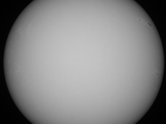Sonne 28.01.2024 - 8" Newton - EOS 700D - Weißlicht