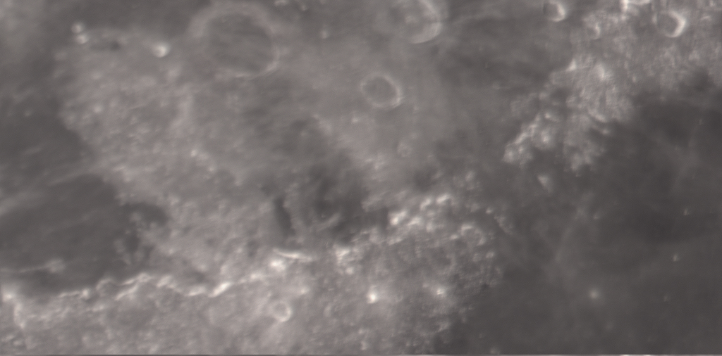Mond am 28.01.2024 - Montes Appenius und Montes Caucasus mit Kratern Archimedis, Aristillus, Autolycus und Theatetetus