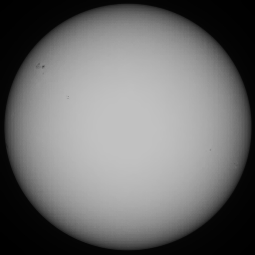 Sonne 31.01.2024 - 8" Newton - EOS 700D - Weißlicht