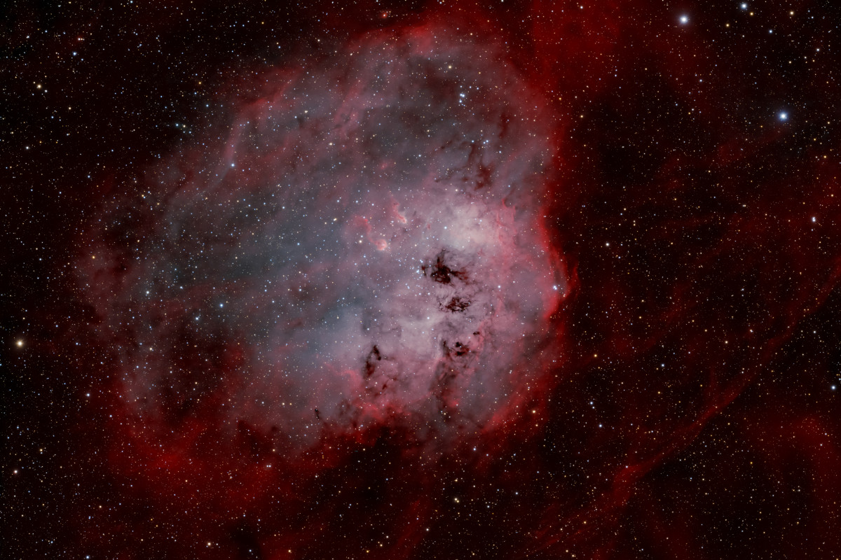 IC 410 mit NGC 1893 in Auriga