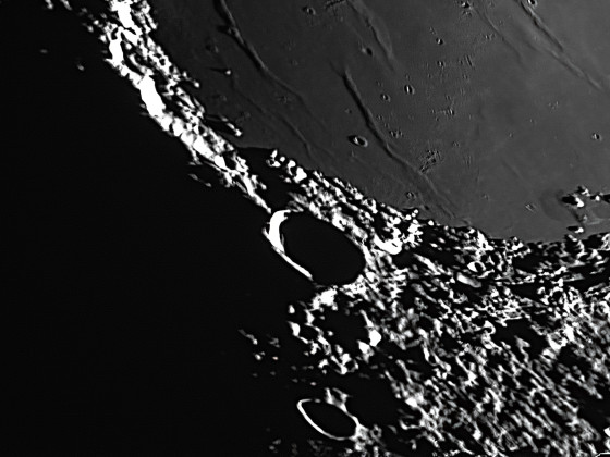 Bianchini Krater in Sinus Iridum