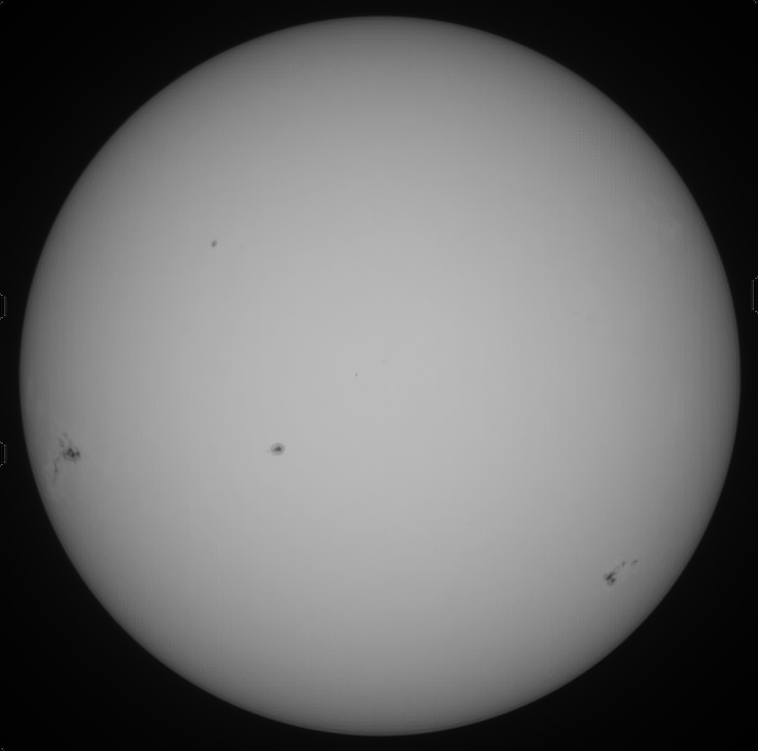 Sonne 05.02.2024 - 8" Newton - EOS 700D - Weißlicht