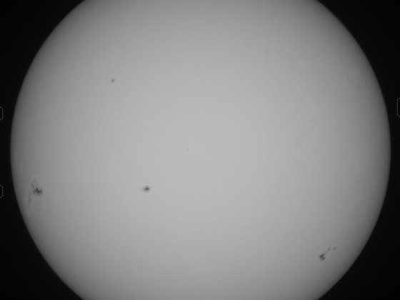Sonne 05.02.2024 - 8" Newton - EOS 700D - Weißlicht