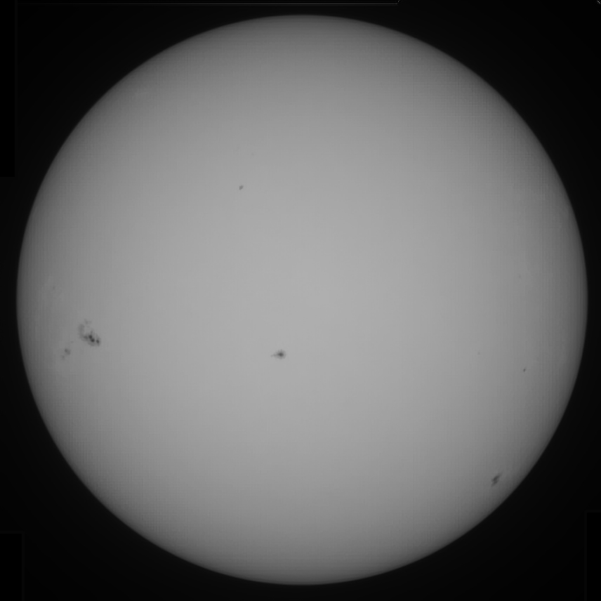 Sonne 06.02.2024 - 8" Newton - EOS 700D - Weißlicht