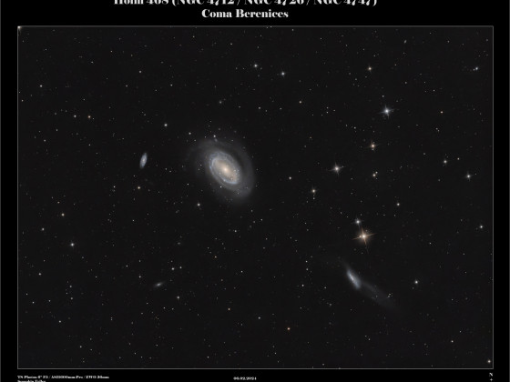 Holm 468 - NGC 4712, NGC 4725 und NGC 4747 (Arp 159)