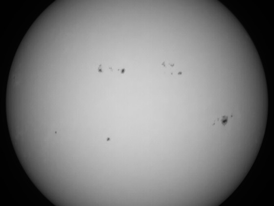 Sonne 13.02.2024 - 8" Newton - EOS 700D - Weißlicht