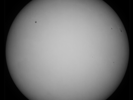 Sonne 18.02.2024 - 8" Newton - EOS 700D - Weißlicht