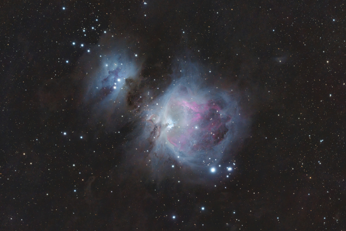 M42, M43 und NGC1977 ("Running Man")