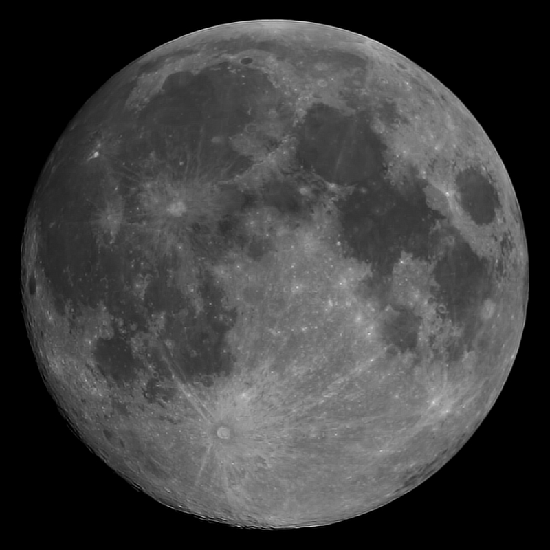 Mond 23.02.2024 - 8" Newton - EOS 700D - Stack