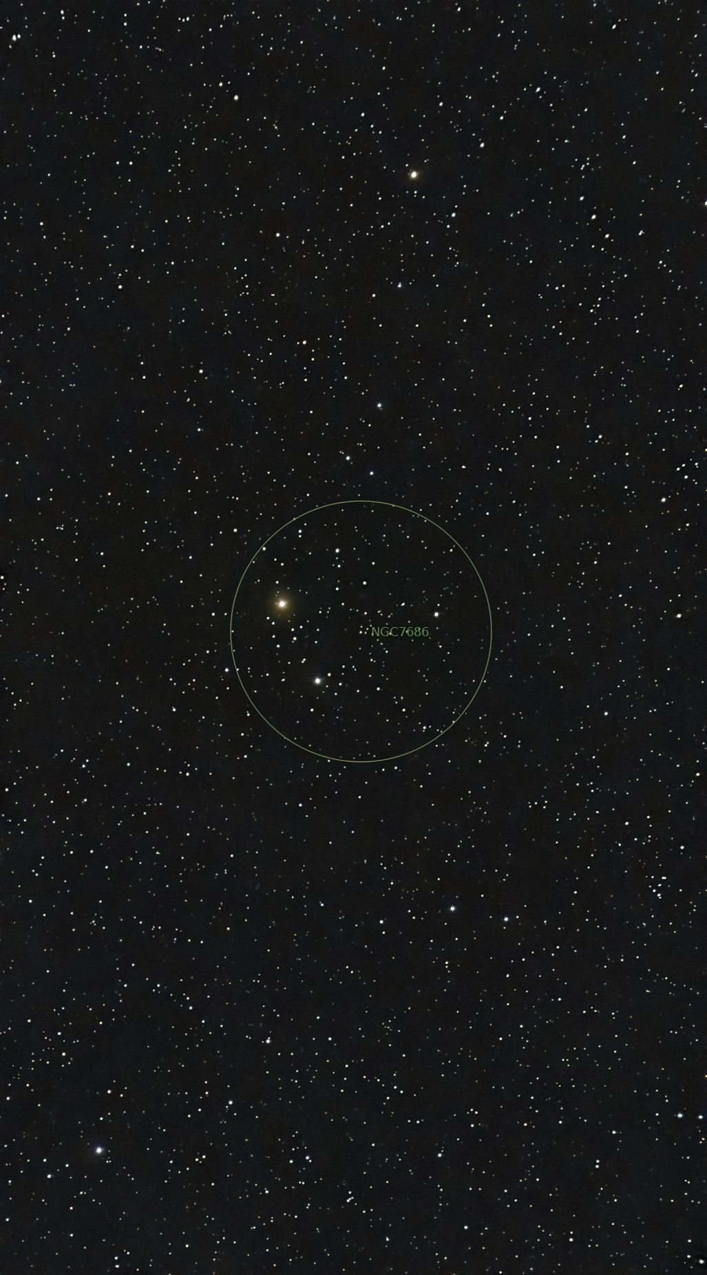 NGC7686 "Offener Sternhaufen oder Asterismus?"