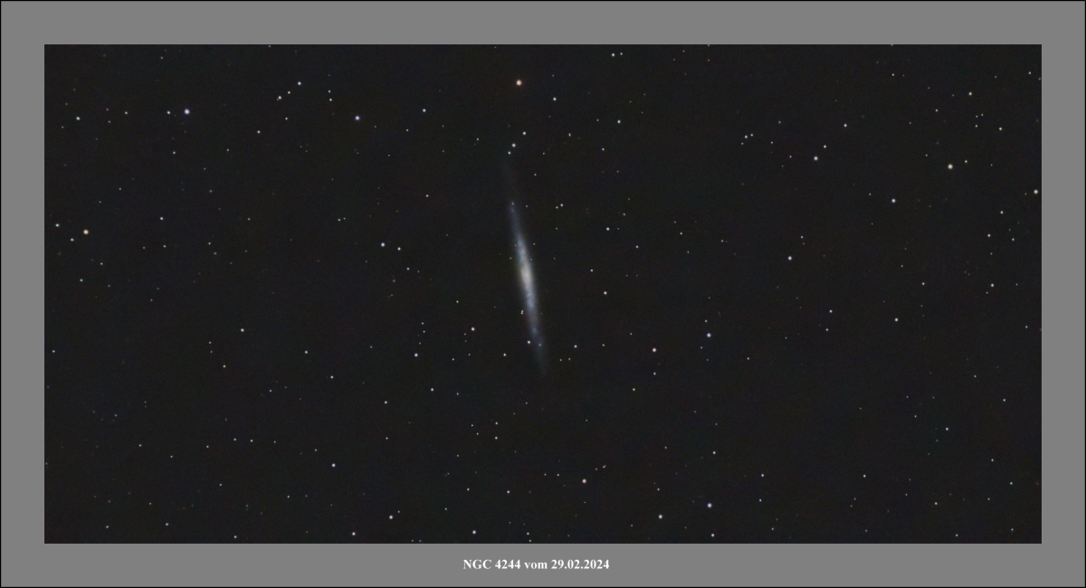 NGC 4244 vom 29.02.2024