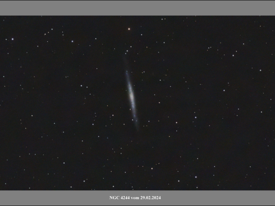 NGC 4244 vom 29.02.2024