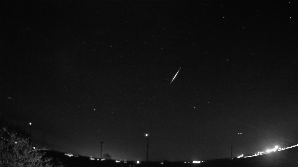 Meteor am 02.03.2024 um 19:55:26 Uhr MEZ