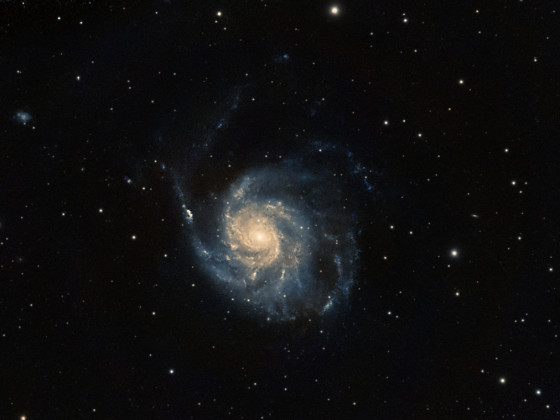 M101 / NGC 5457 Pinwheel Galaxy (2. Version mit zus. 1,68h Dual-Narrowband) mit dem Seestar S50