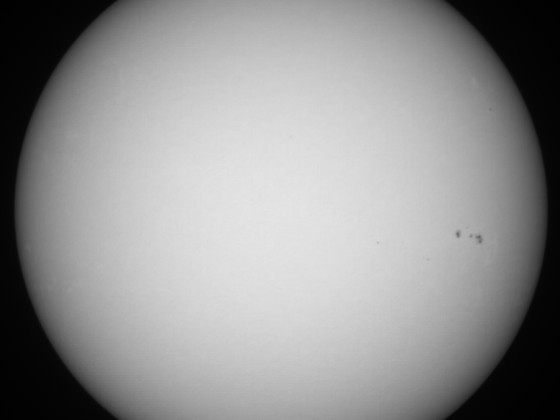 Sonne 11.03.2024 - 8" Newton - EOS 700D - Weißlicht