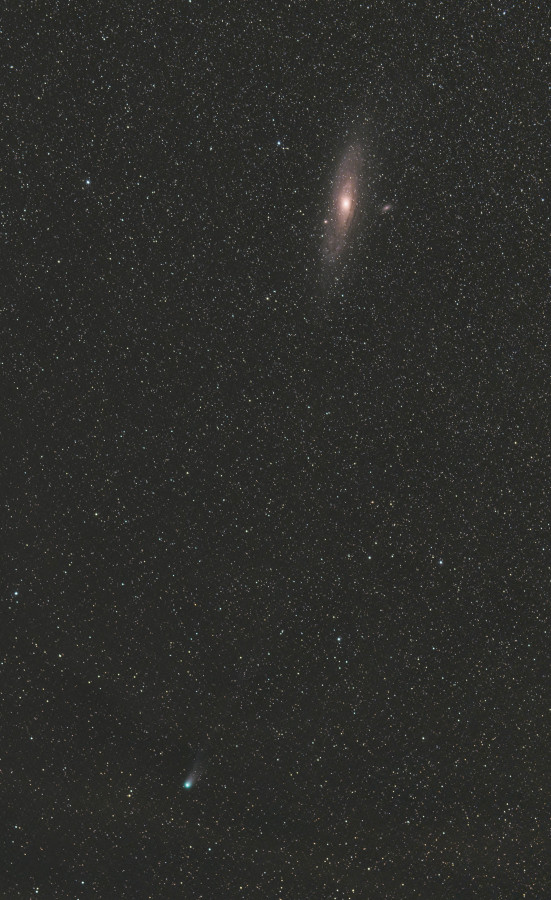 Komet 12P/Pons-Brooks und Andromeda vom 08.03.2024