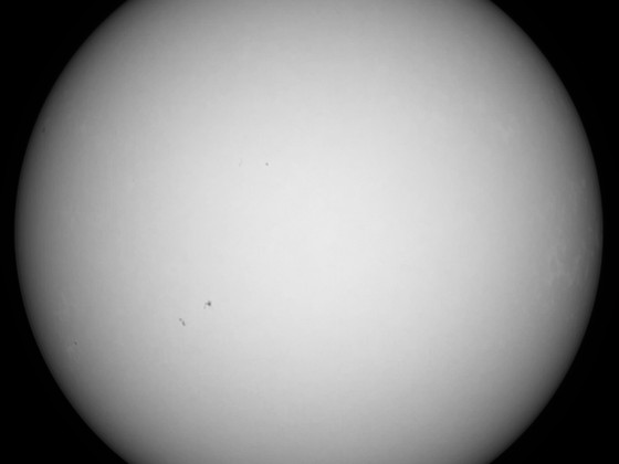 Sonne 14.03.2024 - 8" Newton - EOS 700D - Weißlicht